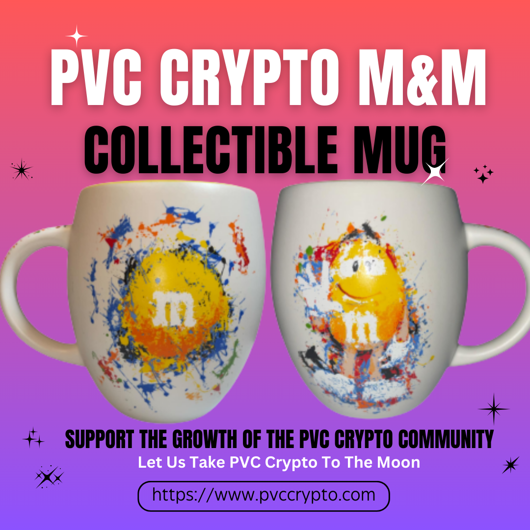 PVC Crypto M&M Collectible Mug